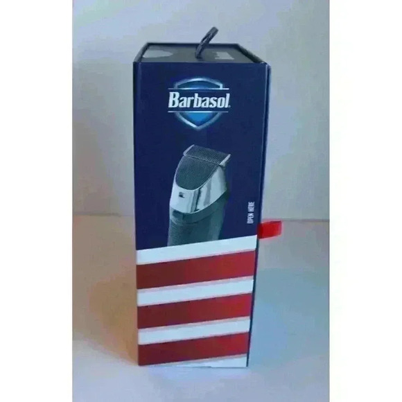 Barbasol Rechargeable Hair Face & Body Trimmer LED Display Stainless Steel Blade - Picture 2 of 10